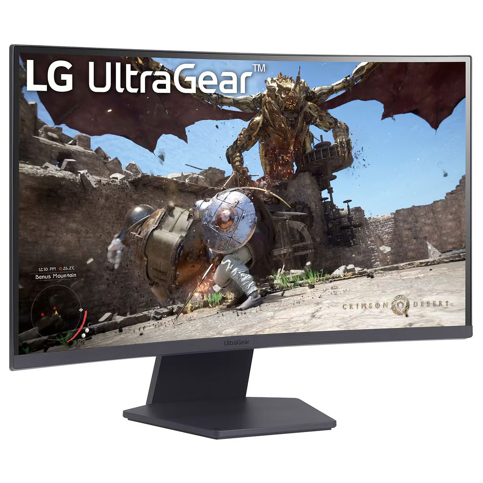 MONITEUR LG ULTRAGEAR 27GS60QC-B 180HZ CURVED 27 POUCE QHD 2K